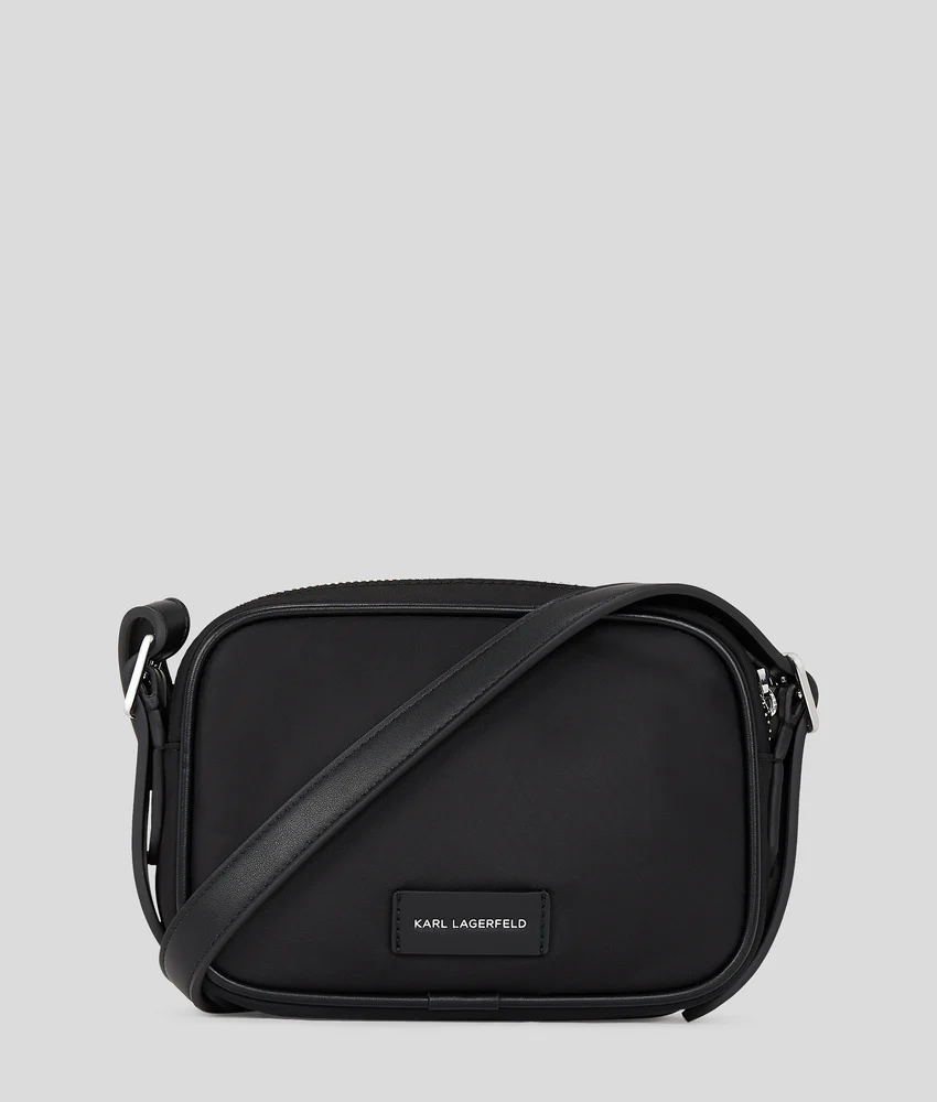 K/SIGNATURE NYLON CROSSBODY POUCH