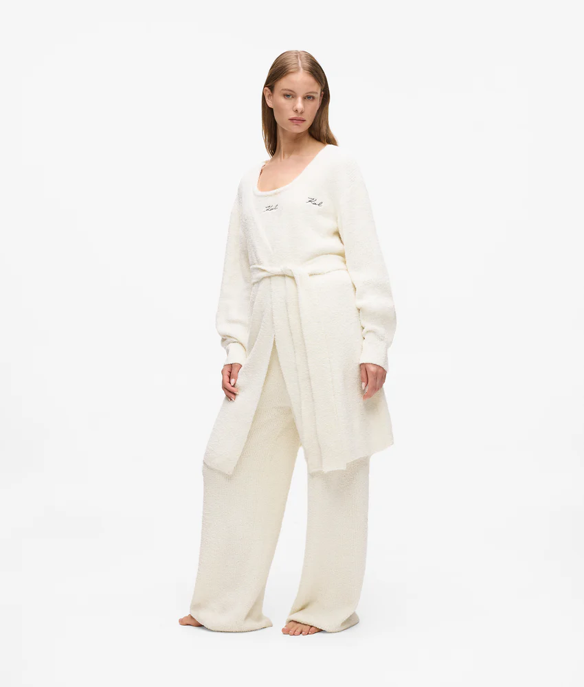 Signature fleece lounge cardigan