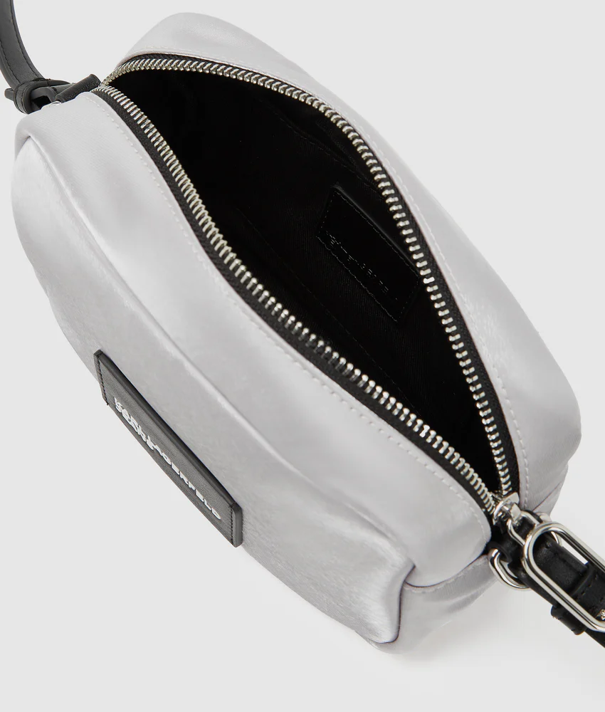 Metallic nylon camera bag