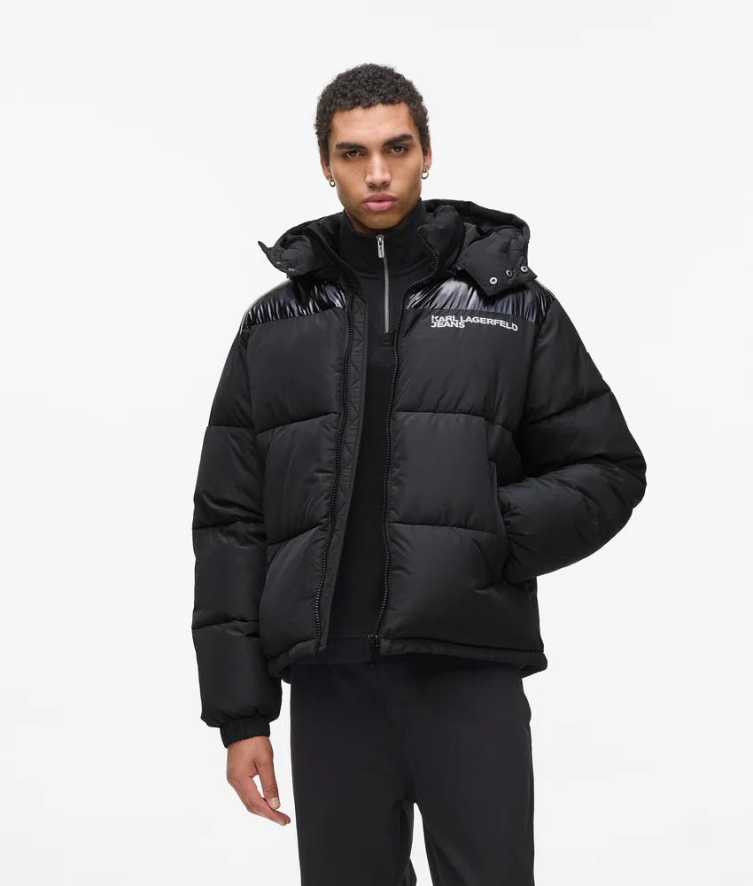 Logo puffer jacket