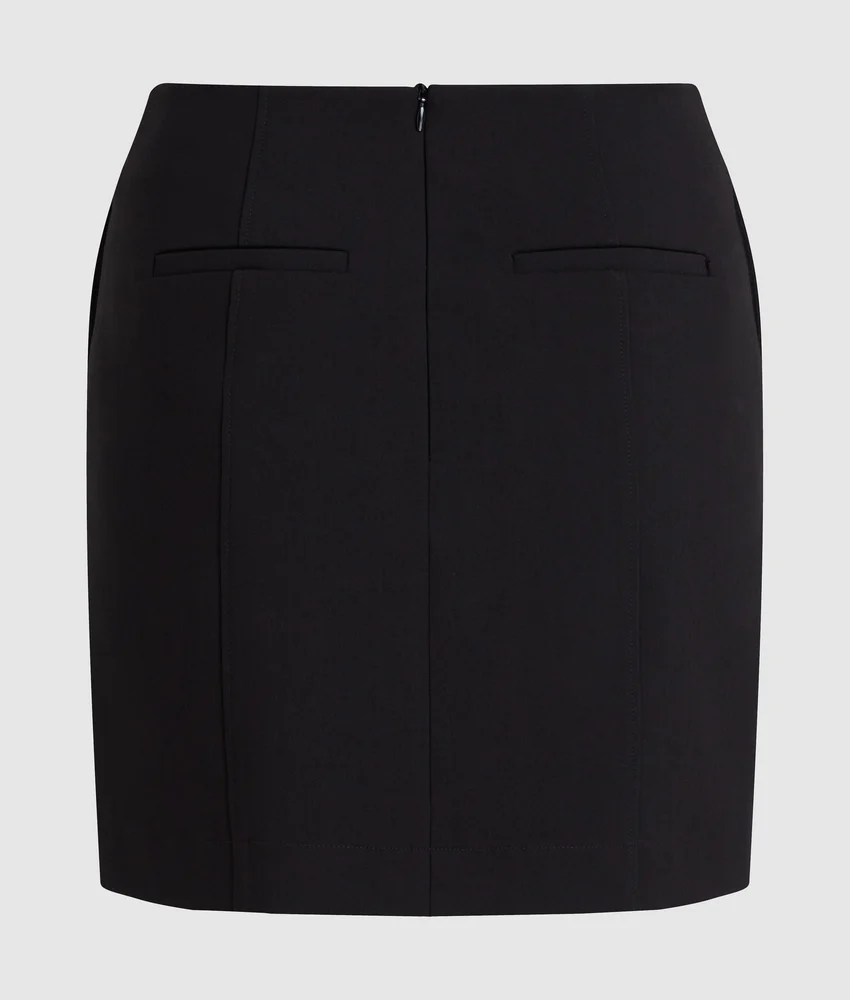 Button detail skirt