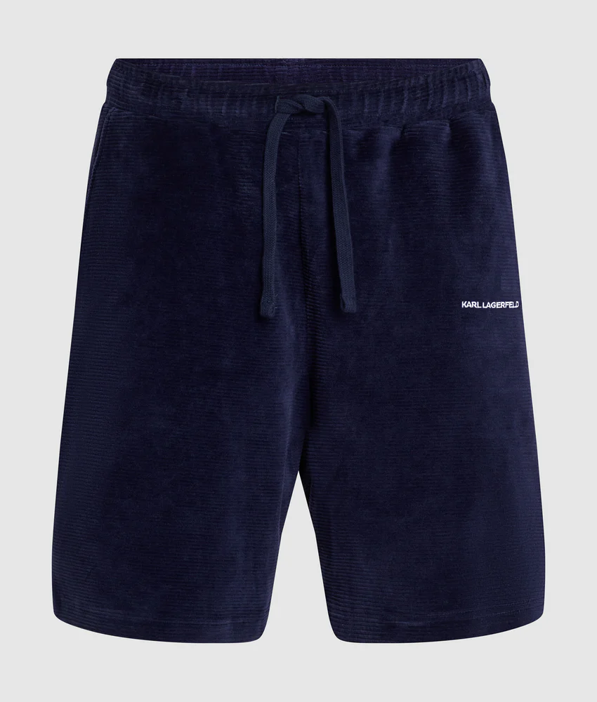 Velvet pajama shorts