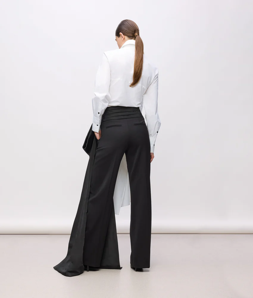 KL Studio bow detail shirt