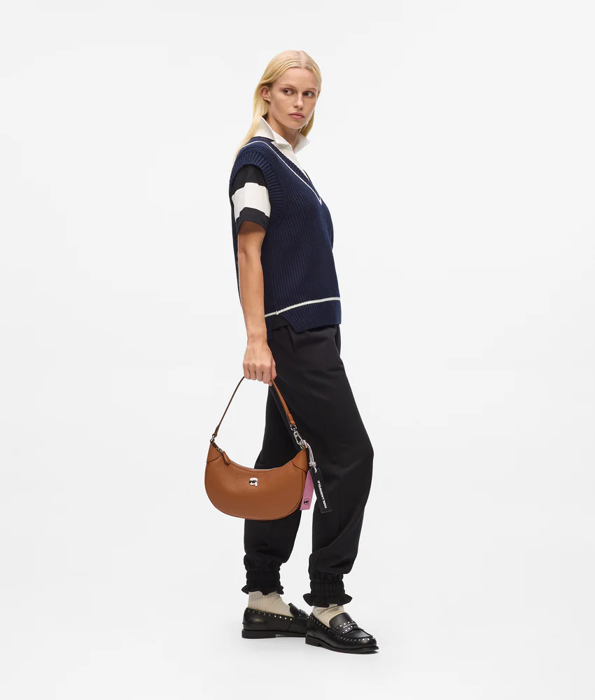 Ikon pebble moon shoulder bag