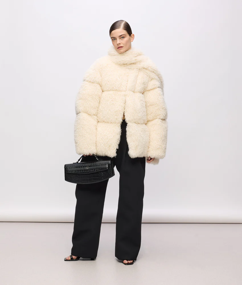 KL Studio faux-fur coat