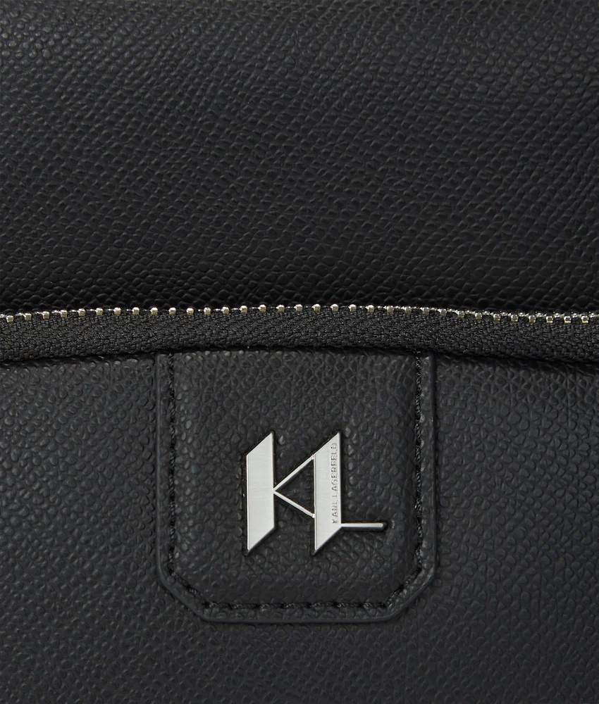 K/Monogram leather crossbody bag