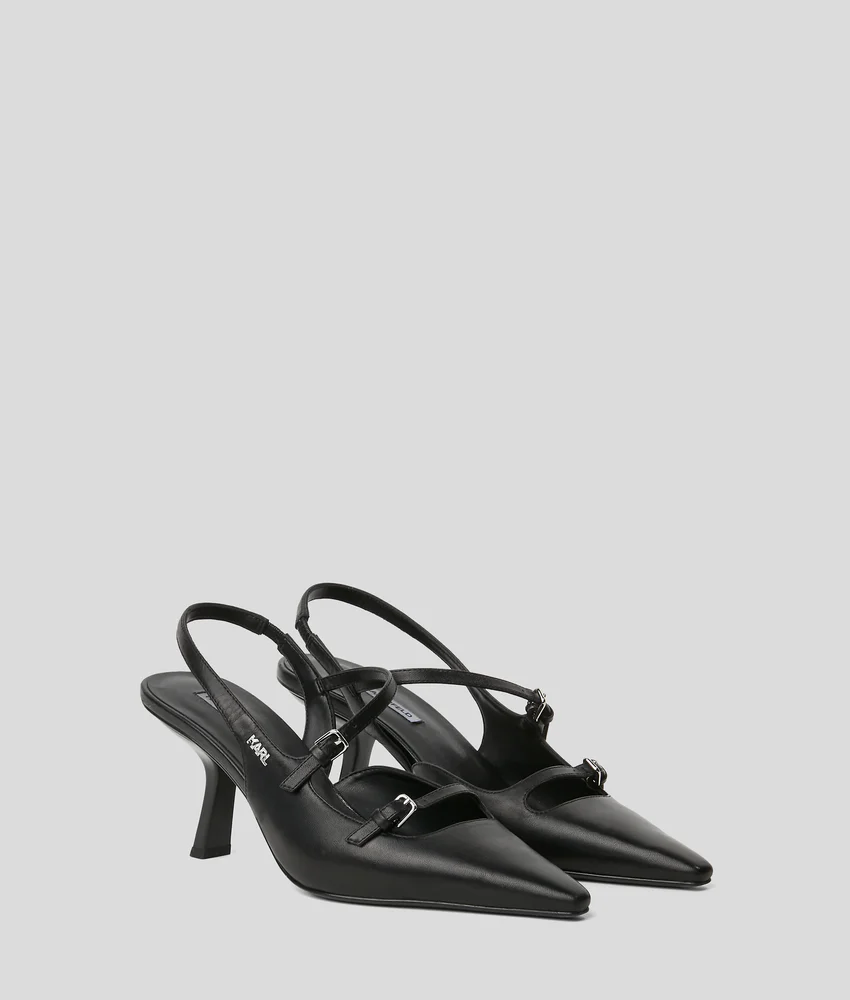 KARMEL STRAP SLINGBACKS