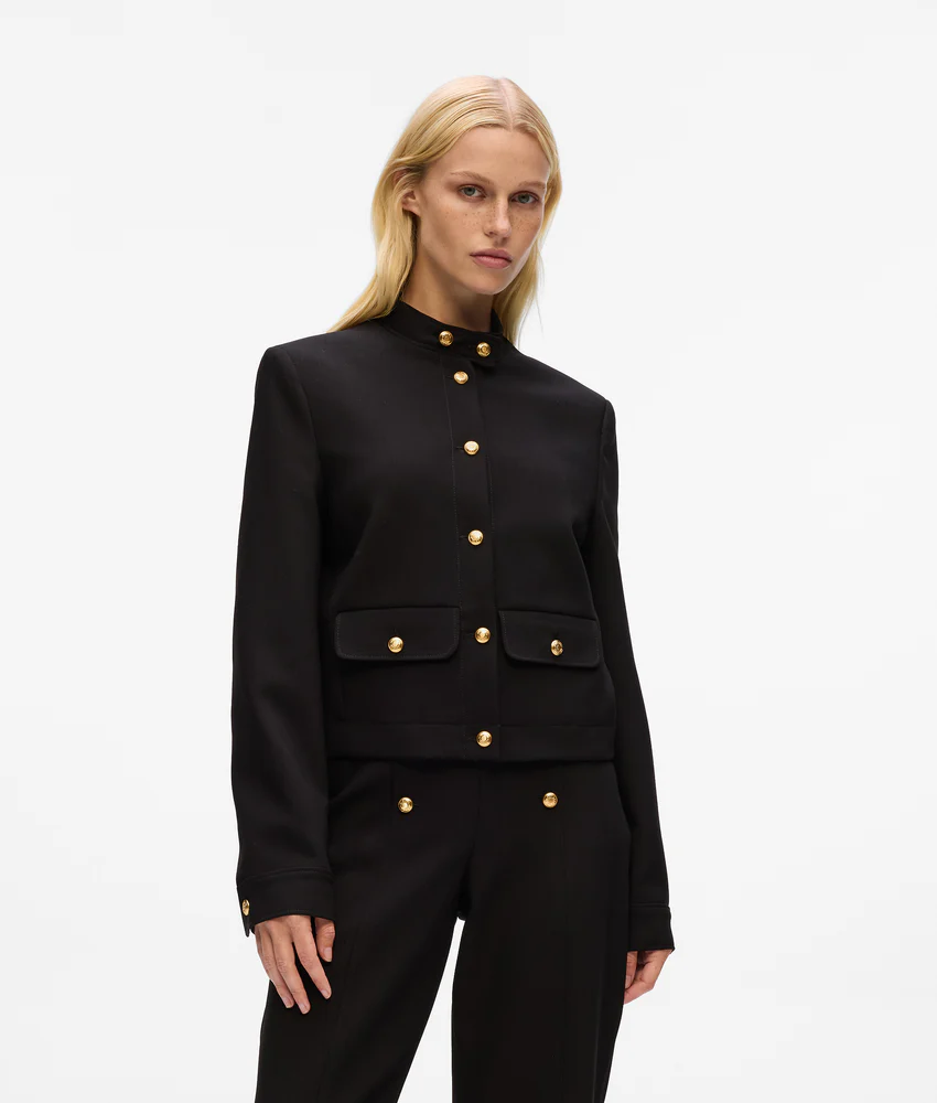 Karl DNA button-detail jacket