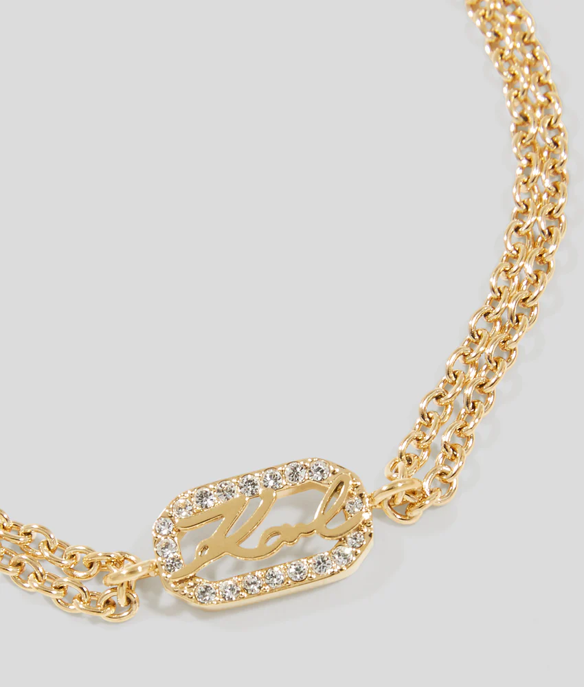 SIGNATURE PAV�� CHARM BRACELET