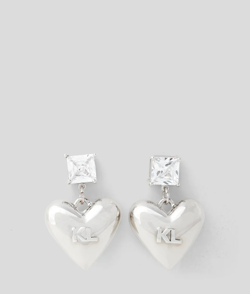K/ROCK HEART EARRINGS