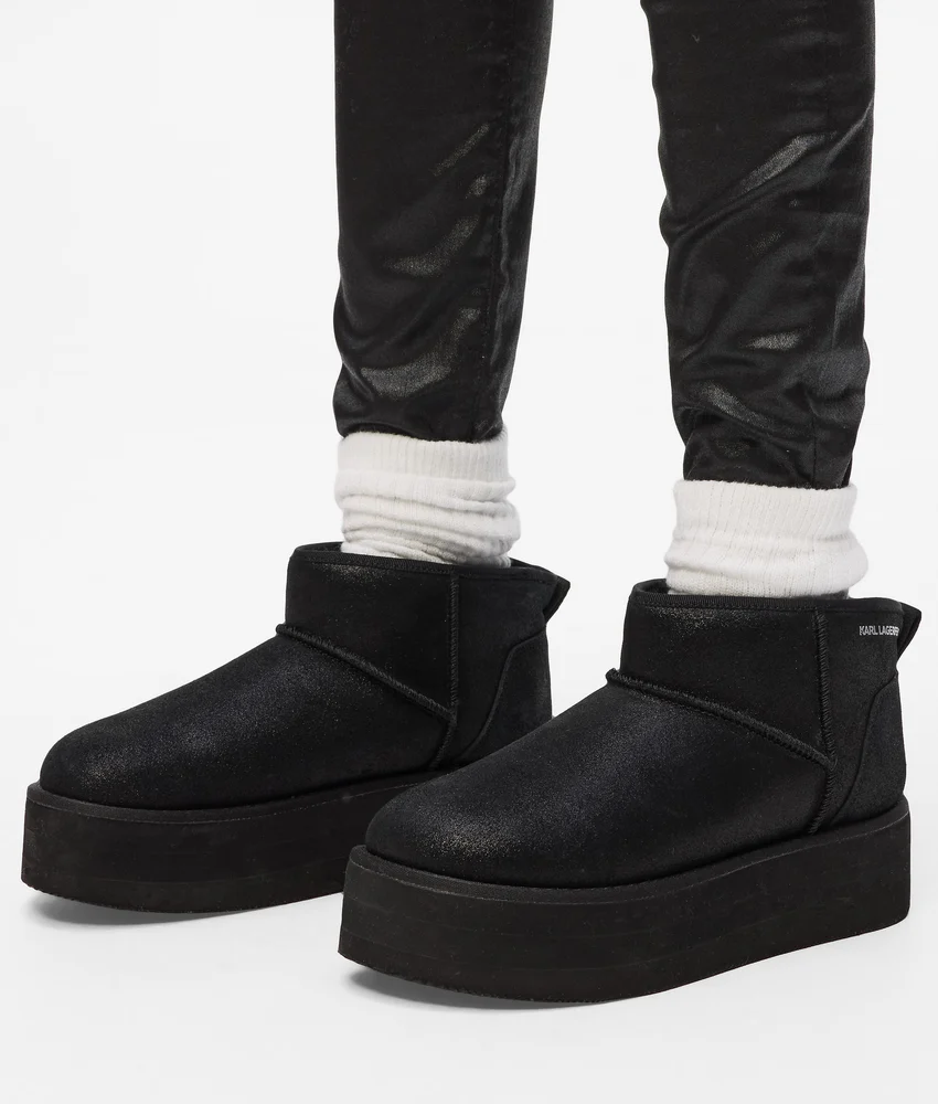 Thermo pull-on ankle boots