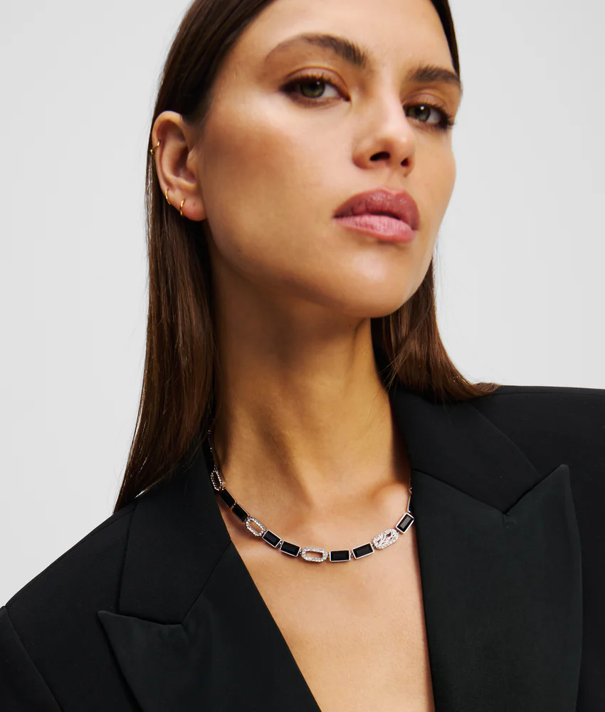 SIGNATURE PAV�� CHAIN NECKLACE