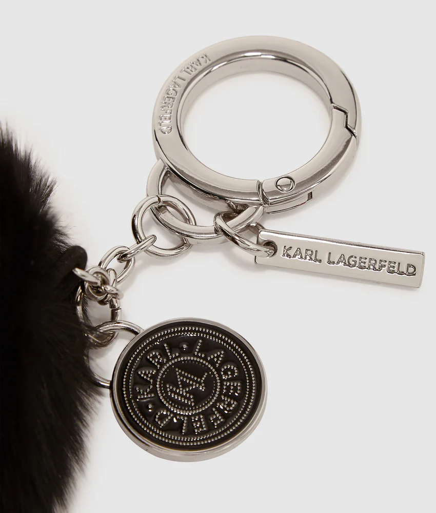 Faux-fur keychain