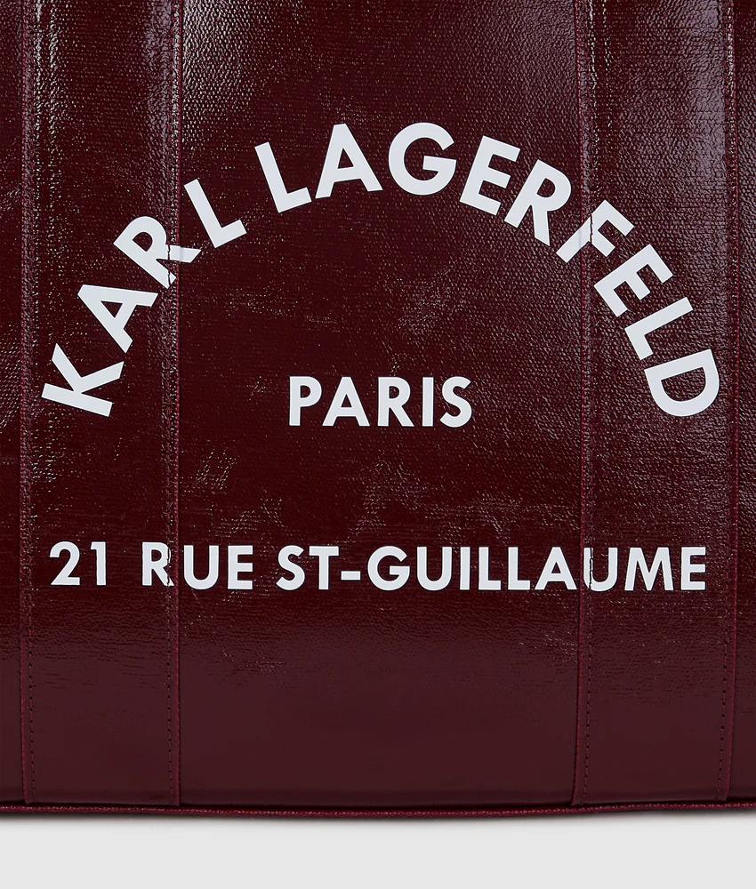 Rue St-Guillaume coated tote bag
