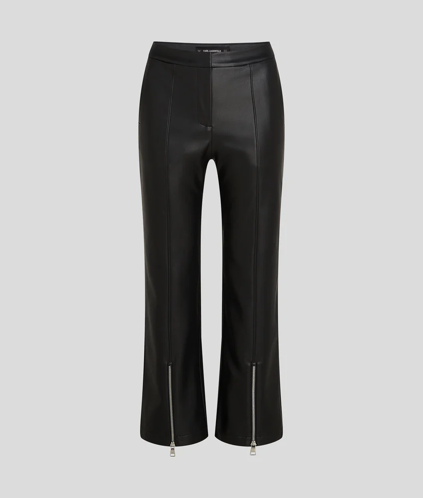 FAUX-LEATHER PANTS