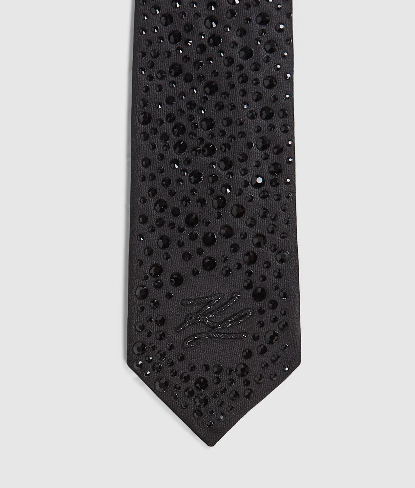 K/Autograph rhinestone tie