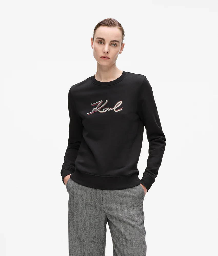 Sequin Signature sweatshirt