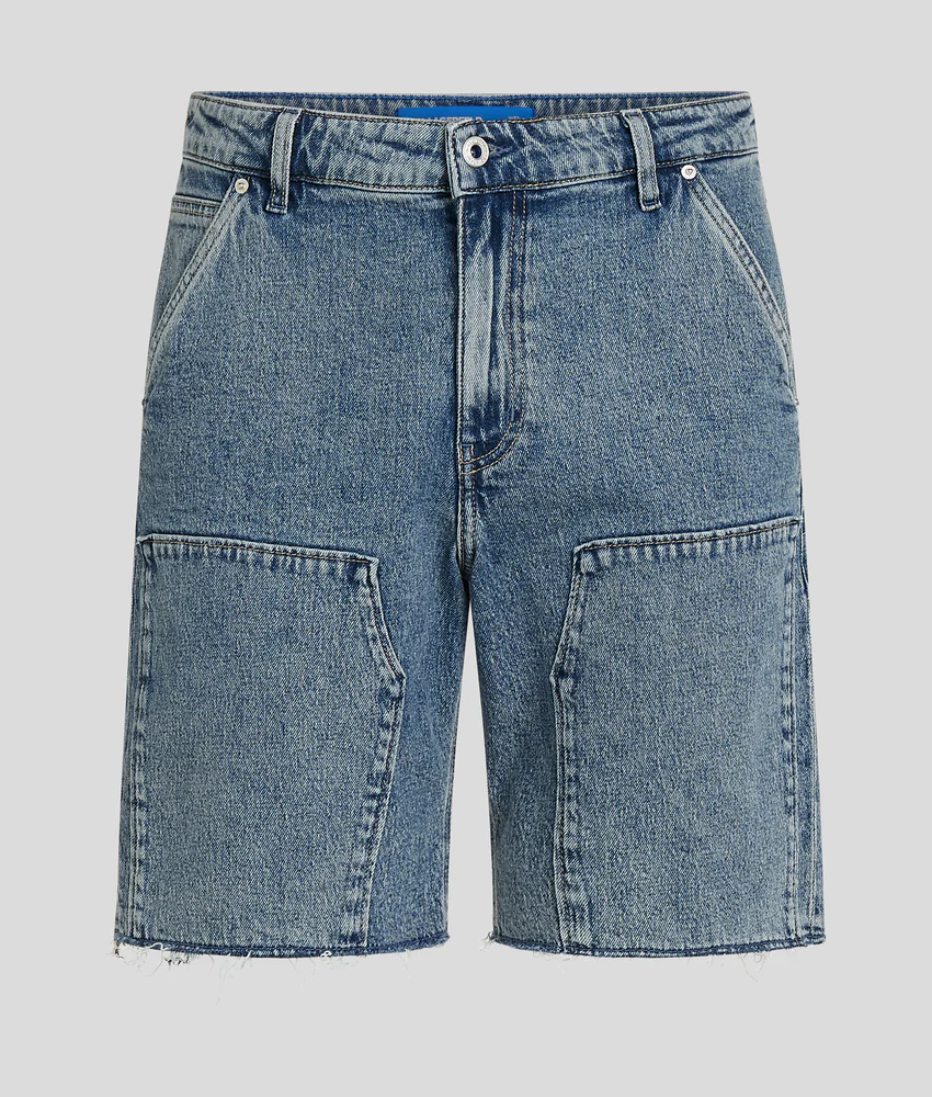 CARPENTER DENIM SHORTS