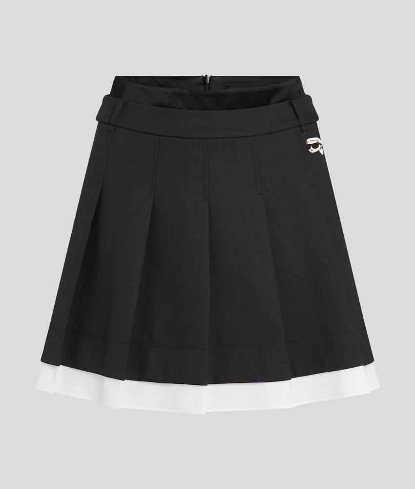 IKON PLEATED MINI SKIRT