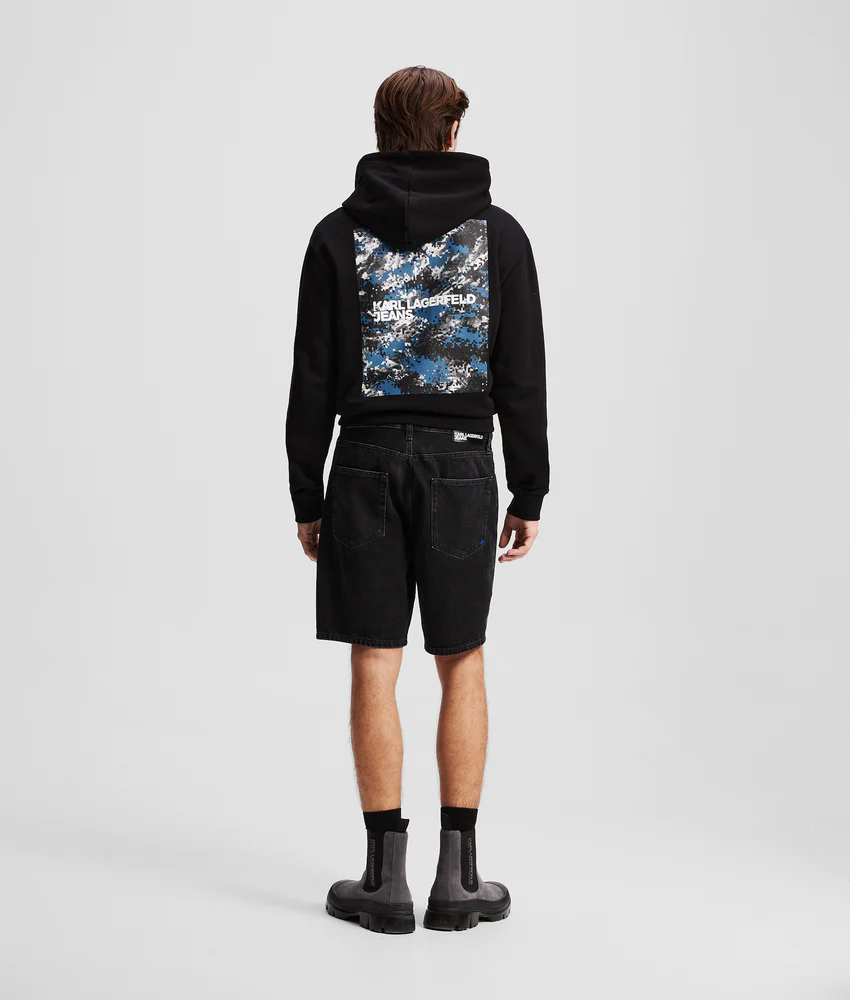 RELAXED DENIM SHORTS