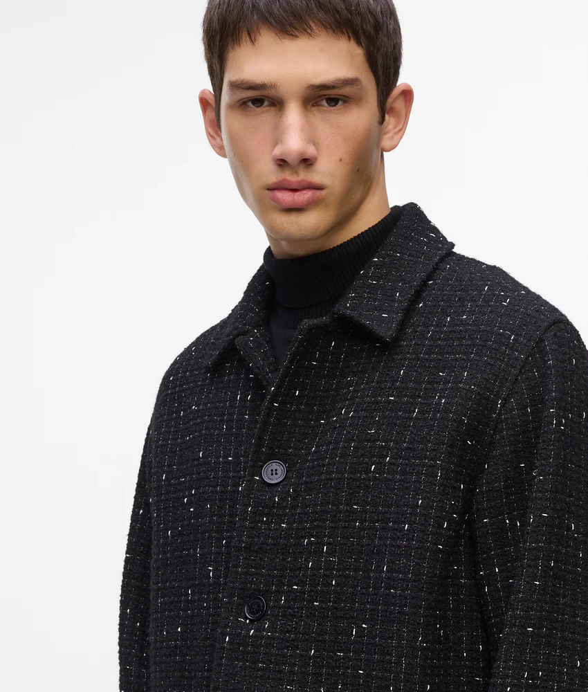 Boucle overshirt