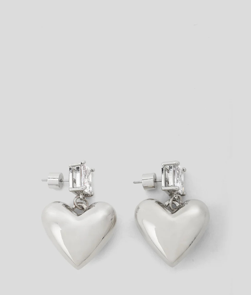 K/ROCK HEART EARRINGS