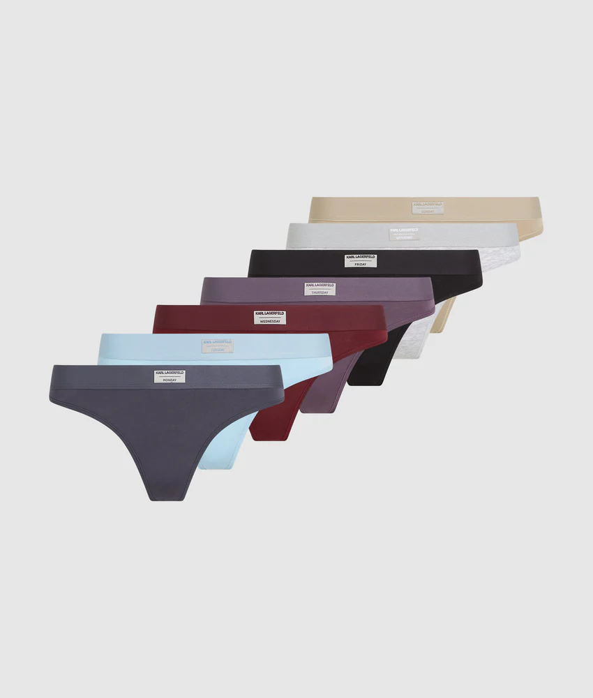 DAYS OF THE WEEK THONG �C 7-PACK