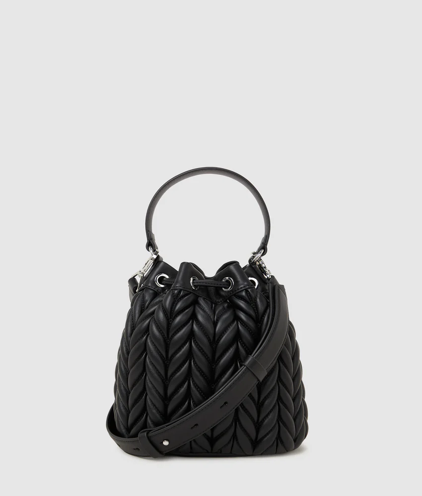 K/Weave bucket bag