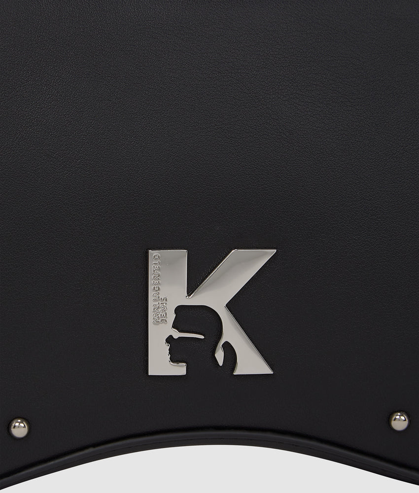 Sunglasses studded shoulder bag