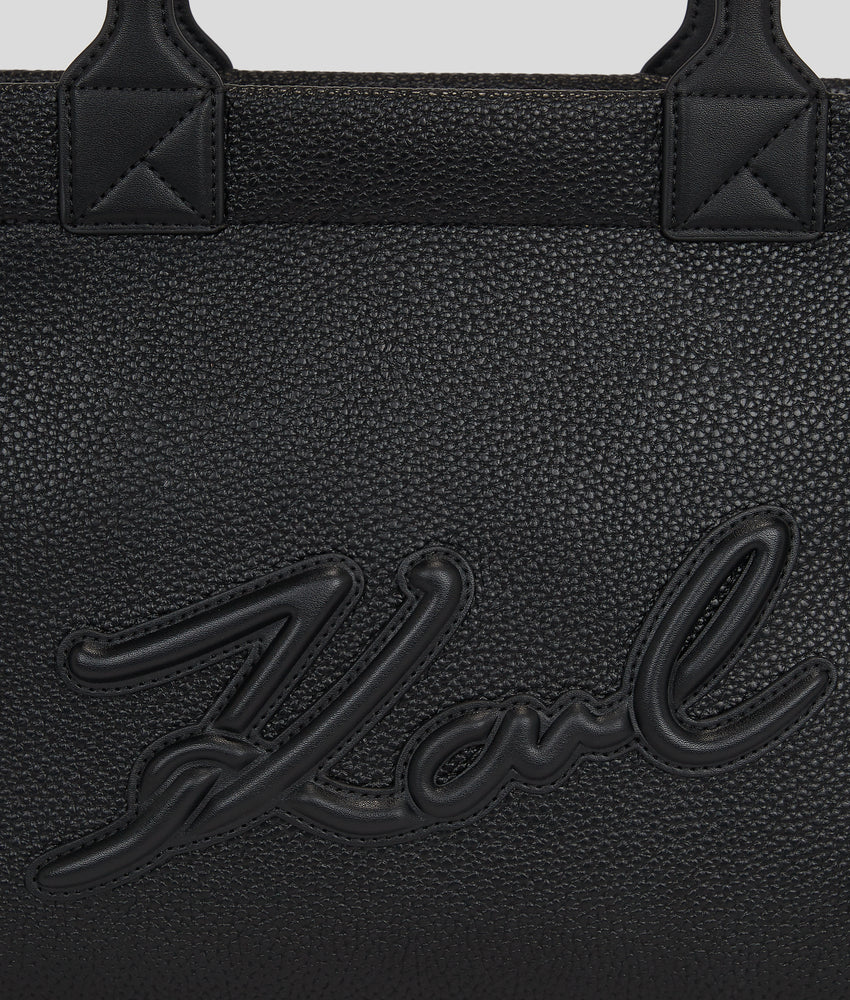 K/SKUARE GRAINY MEDIUM TOTE BAG