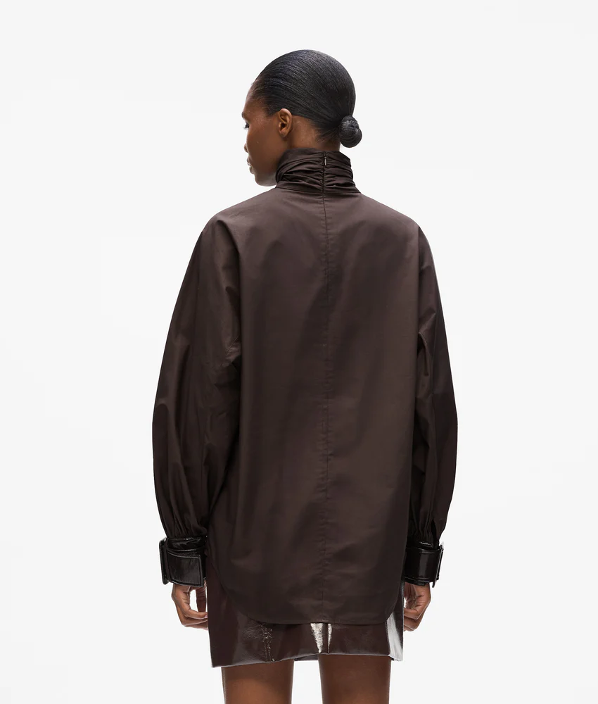 Balloon sleeve blouse