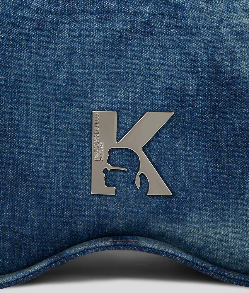 SUNGLASSES DENIM TOP-HANDLE BAG