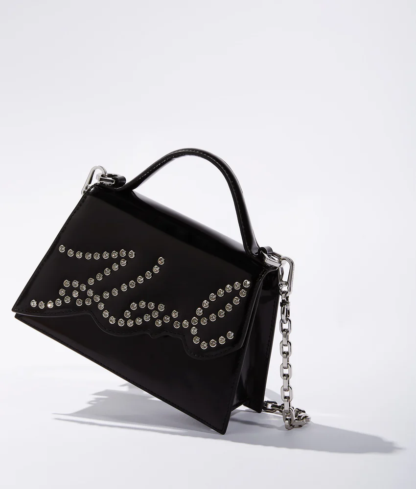 K/Signature small studded crossbody bag