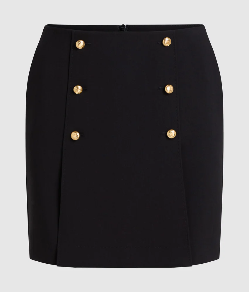 Button detail skirt