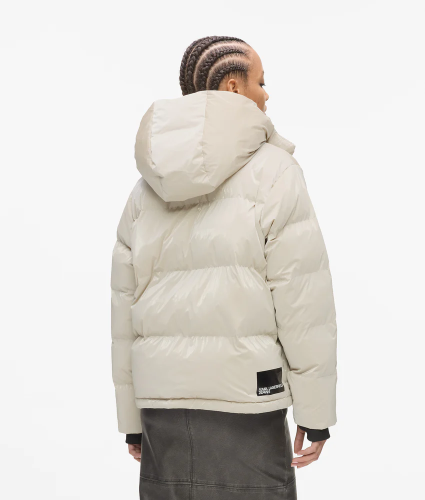 Shiny puffer jacket