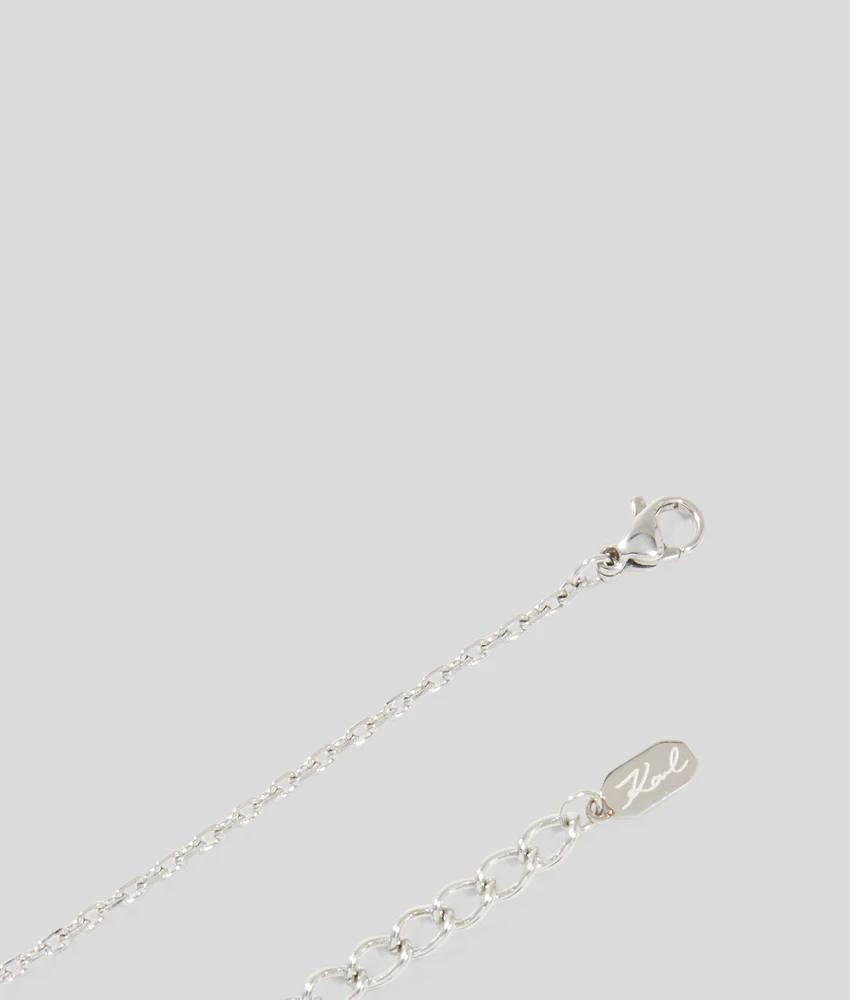 PAV�� HEART CHARM NECKLACE