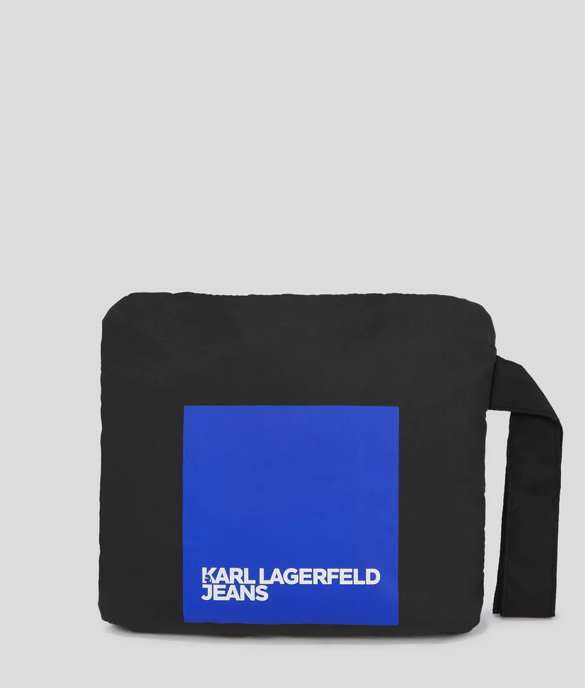 BOX LOGO HOODED PONCHO