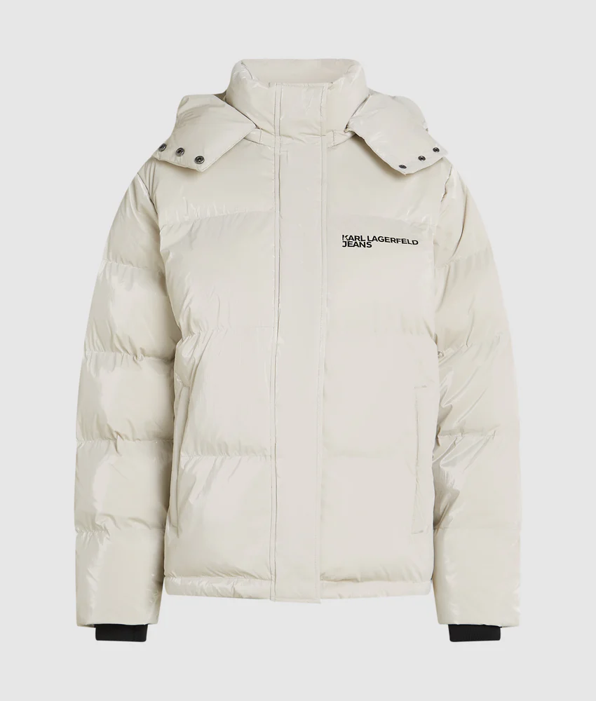 Shiny puffer jacket