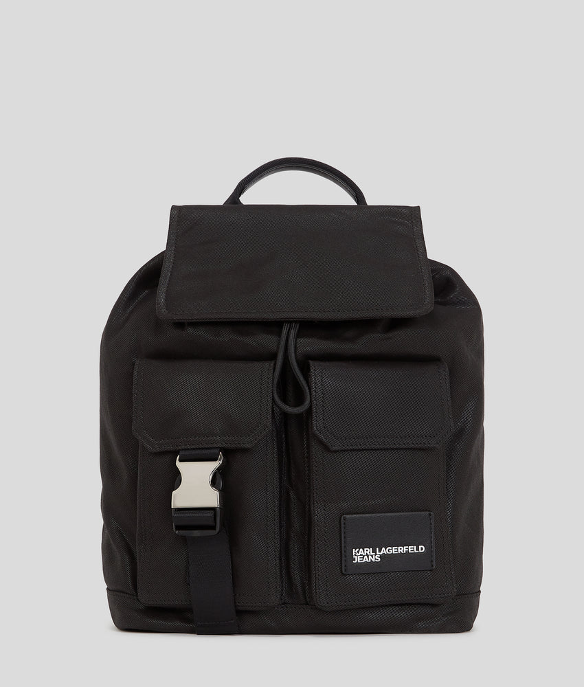 UTILITY COATED DENIM BACKPACK