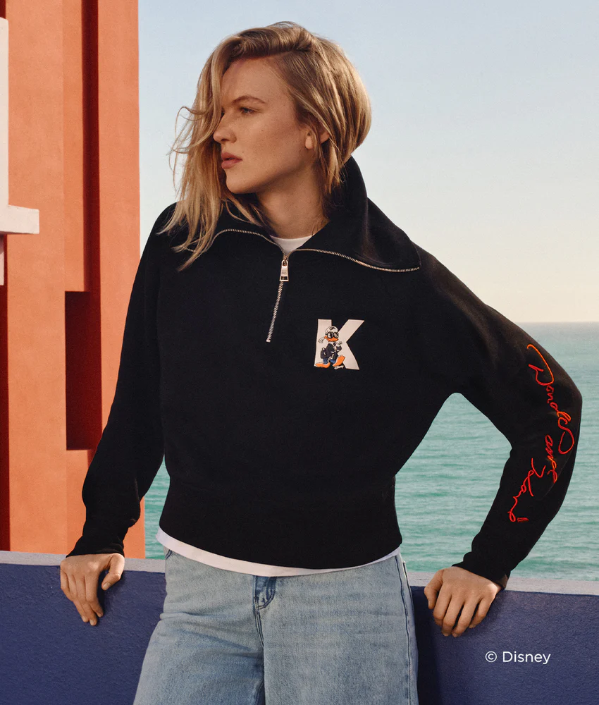 DISNEY X KL HALF-ZIP SWEATSHIRT