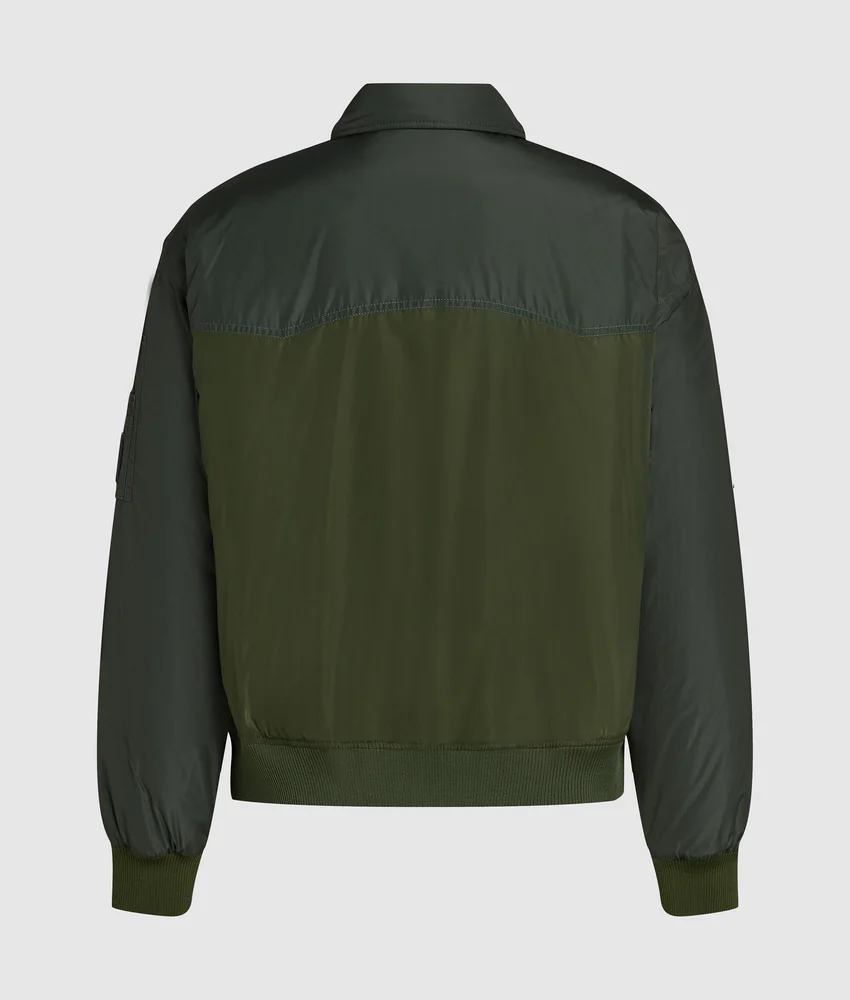 Padded bomber jacket