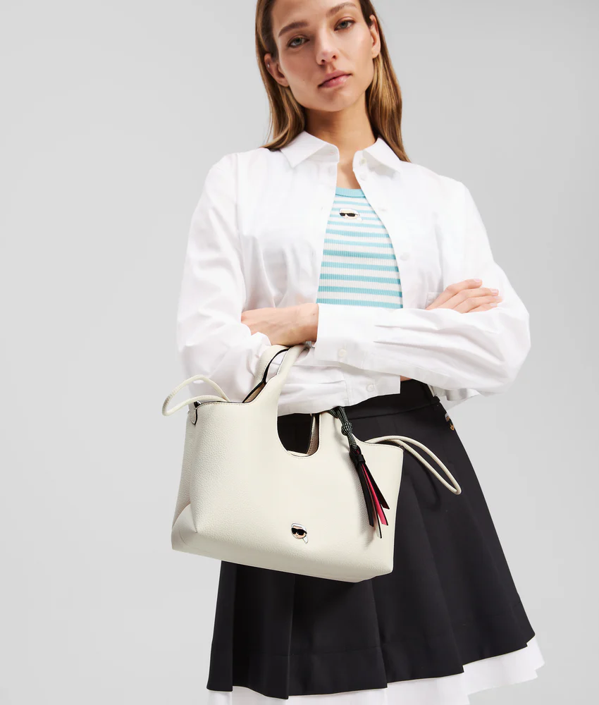 IKON SMALL GRAINY TOTE BAG