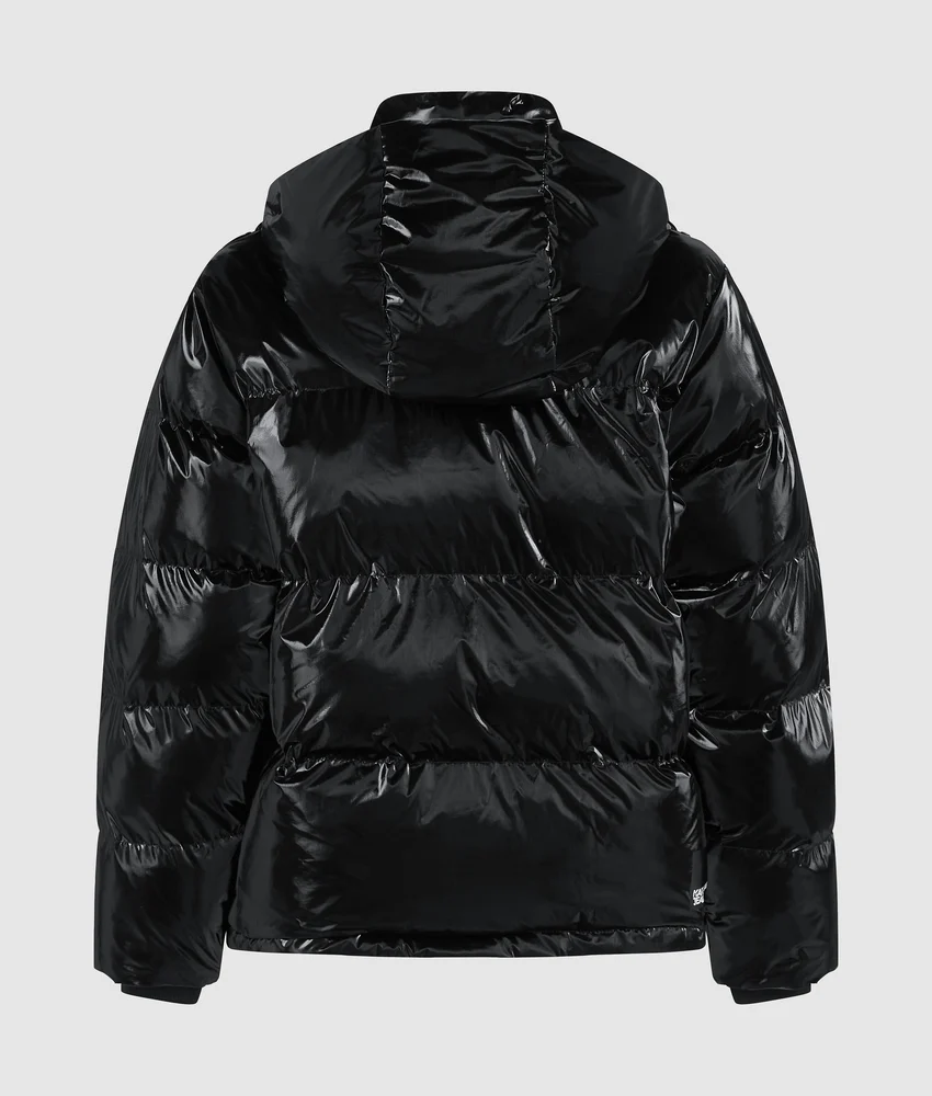 Shiny puffer jacket
