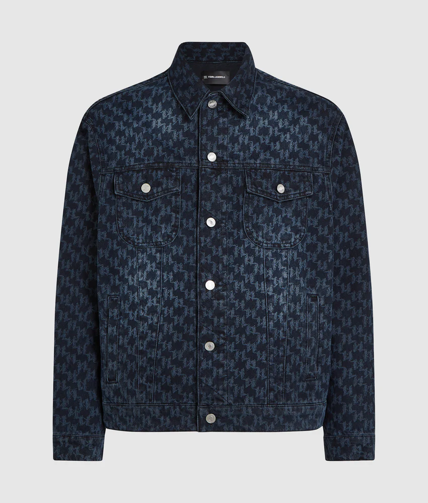 All-over Monogram denim jacket