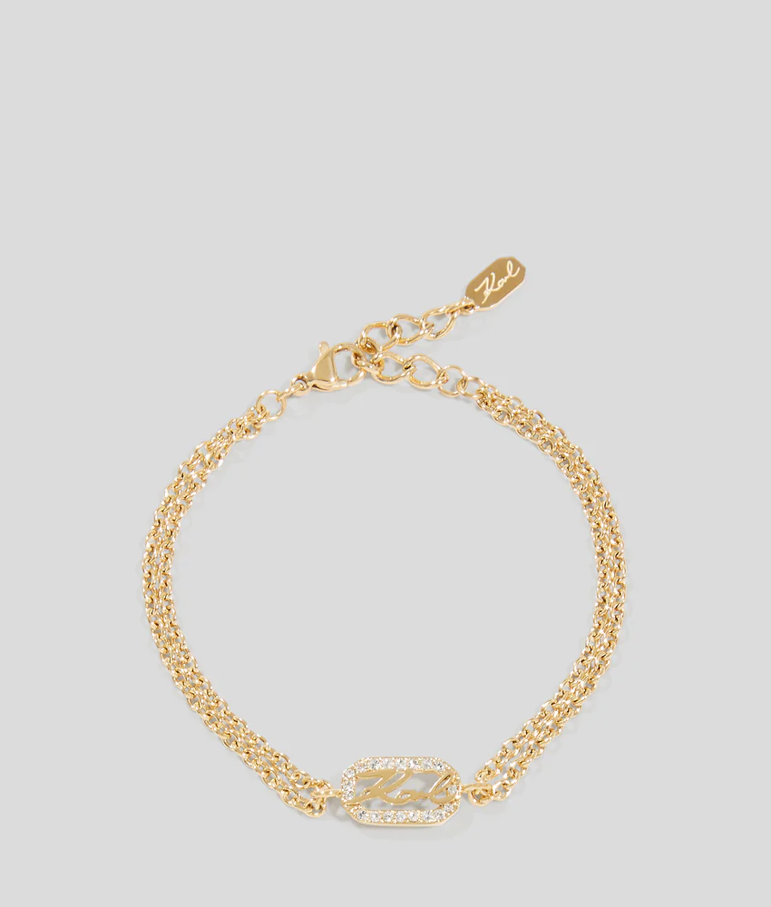 SIGNATURE PAV�� CHARM BRACELET