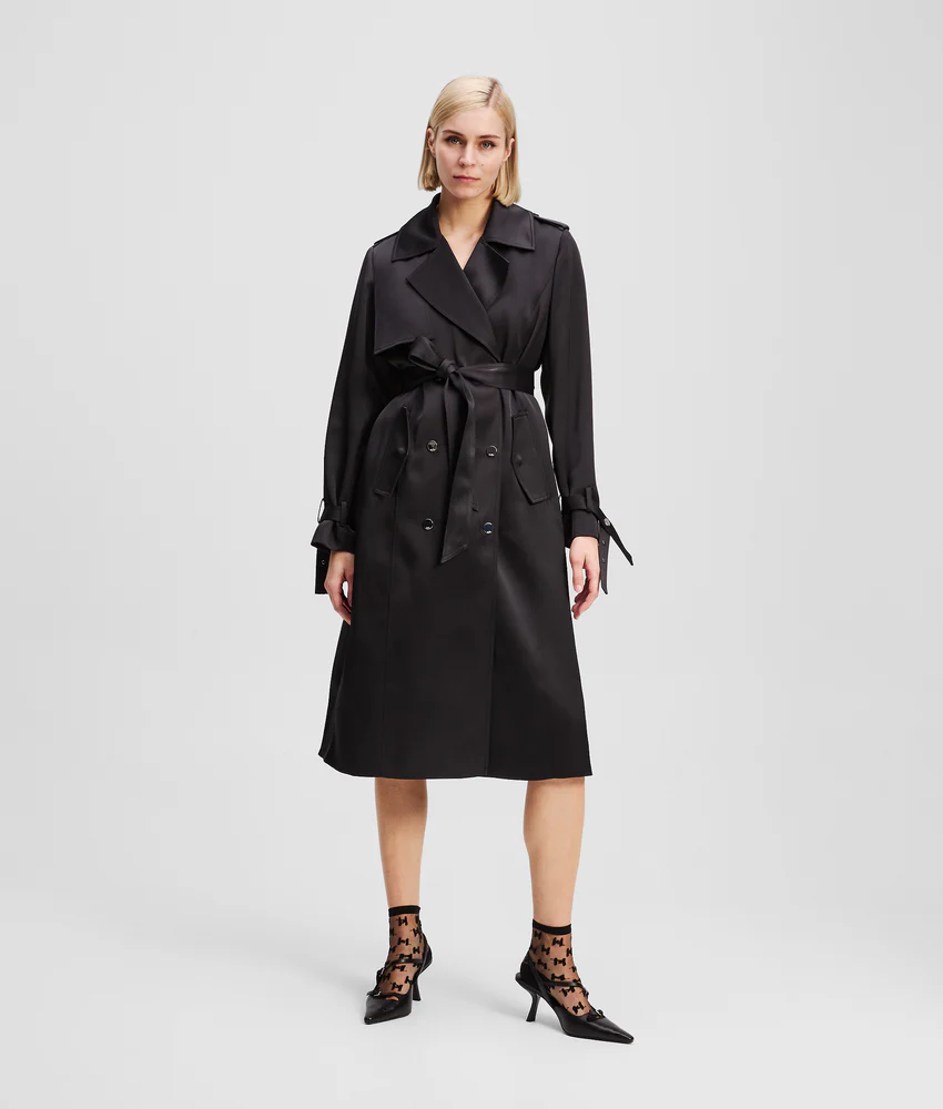 FLUID TRENCH COAT