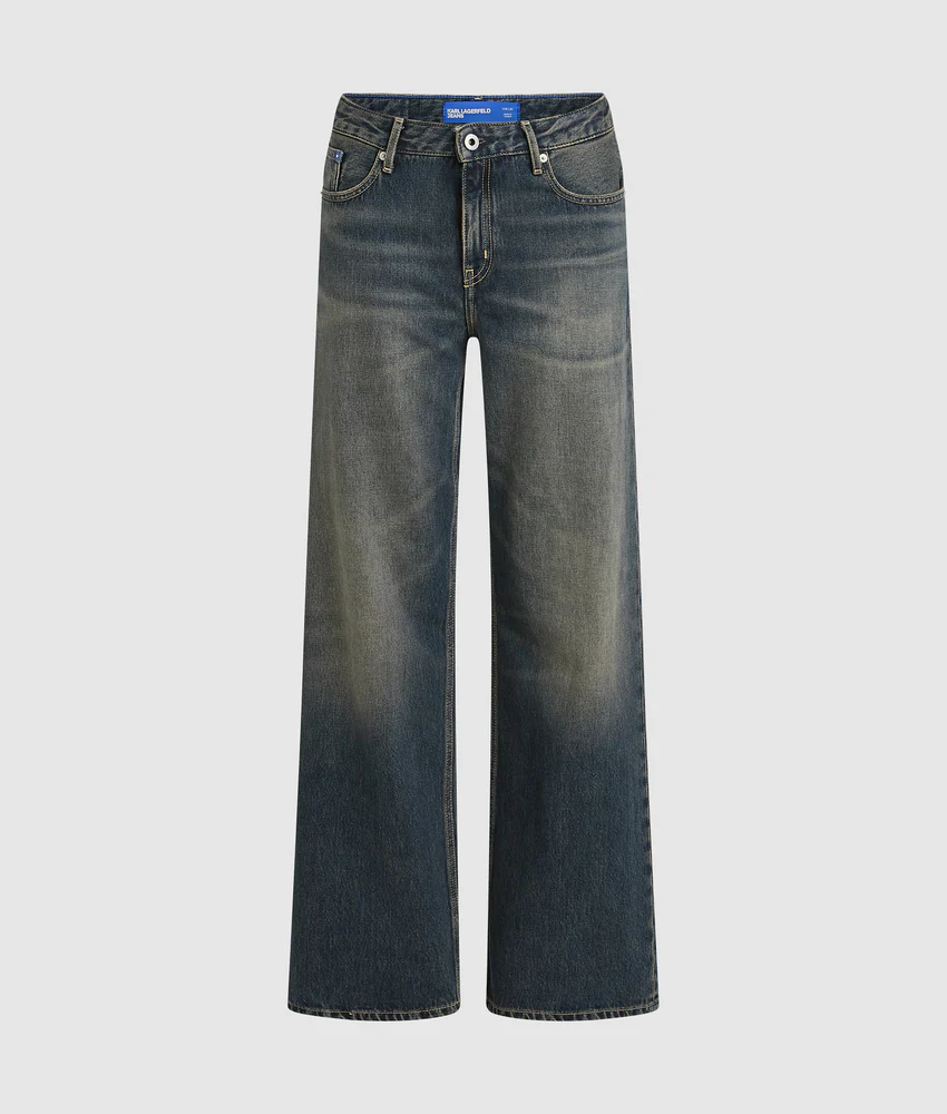 Mid-rise relaxed jeans