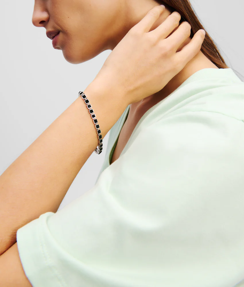 BLACK CRYSTALS BRACELET