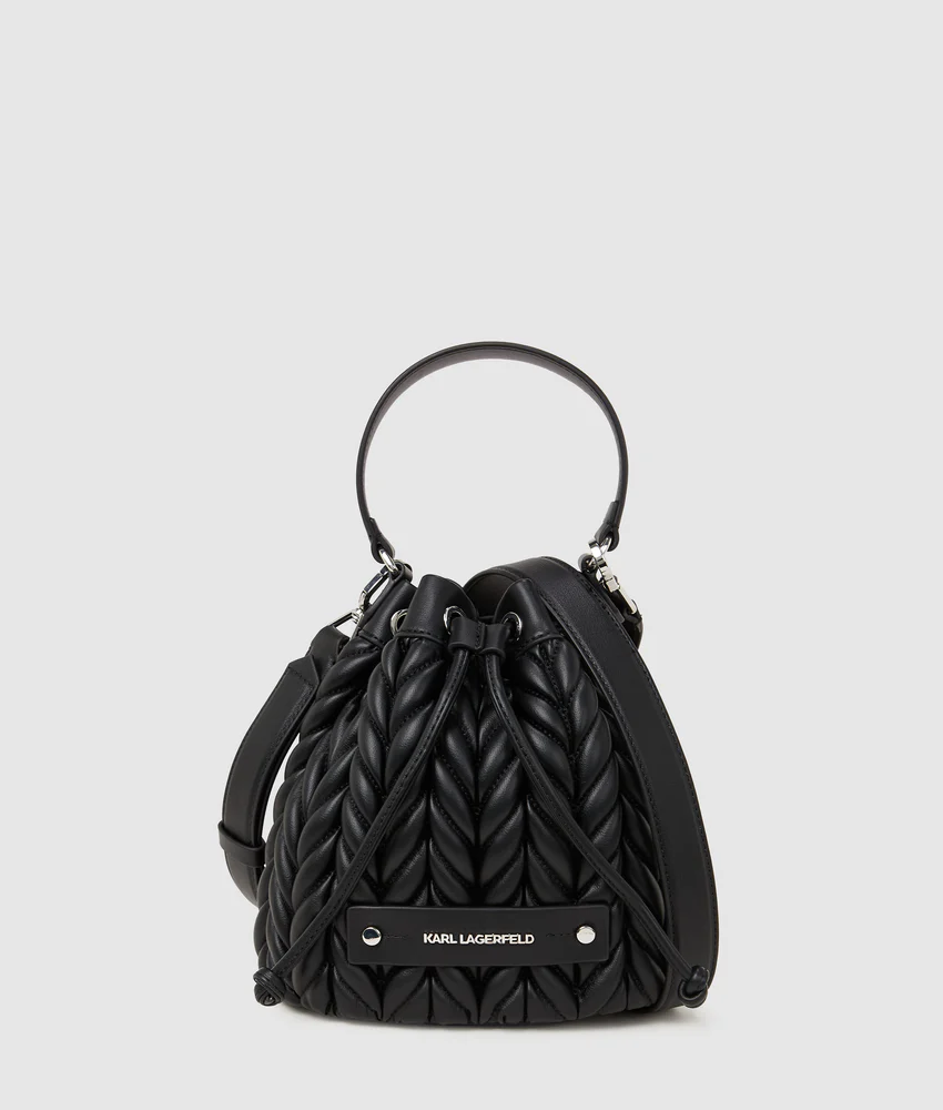 K/Weave bucket bag