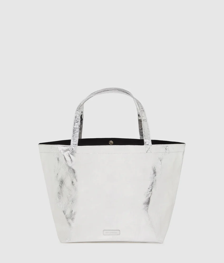 Rue St-Guillaume metallic shopper